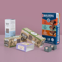 Boîte à fenêtre pliante imprimée personnalisée avec un design unique Emballage en mylar de qualité supérieure pour collations Bougies à la noix de coco faites à la main Chocolat