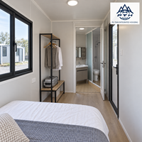 Villa Modulaire en Acier de Luxe de 20 pieds, Entièrement Meublée, Type Apple Pod House, pour Hôtels de Vacances et Locations Premium