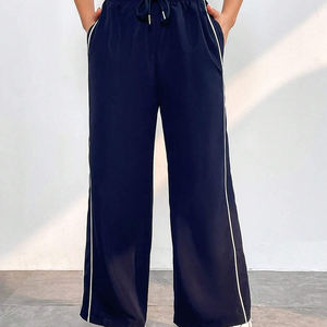 Offre Spéciale jogging skinny à rayures réfléchissantes avec cordon de serrage en polyester pantalon personnalisé pour femmes - Product Image 1