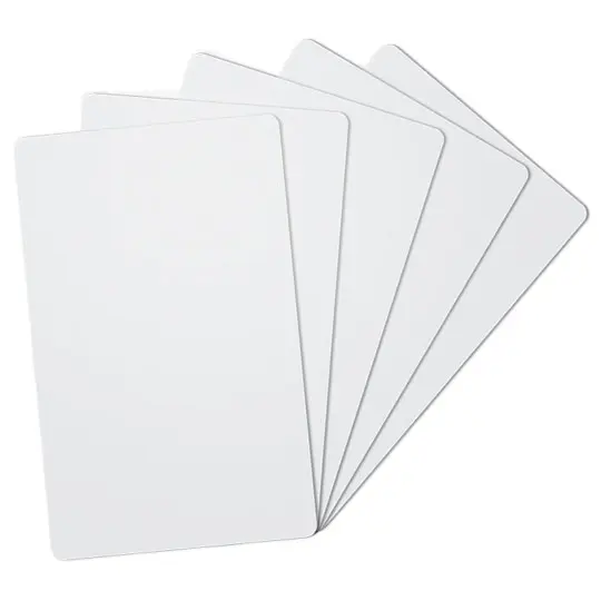 Bulk Sale Weißer leerer Kunststoff PVC ID PVC Magnetst reifen karte Sport karten PVC-Karte Ausdruck bar für Großeinkäufer