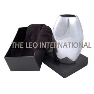 แจกันดอกไม้ขัดเงาอลูมิเนียมโลหะสำหรับแขวนผนังโต๊ะรับประทานอาหารห้องนั่งเล่นห้องนอนบ้านโรงแรมร้านอาหารแจกัน - Product Image 5