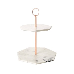 Gâteau d'anniversaire servant support de gâteau en métal pour les mariages fête main Design moderne Antique finition ronde gâteau alimentaire décor support - Product Image 3