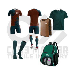 Conjuntos de ropa para equipos con logotipo personalizado al por mayor, conjuntos de ropa para equipos de manga corta de secado rápido y transpirable - Product Image 5