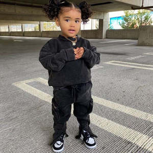 Survêtements de bonne qualité pour enfants, vêtements de jogging et d'entraînement, ensembles de survêtements à fermeture éclair, manches longues, grande taille, survêtement d'hiver pour enfants - Product Image 4