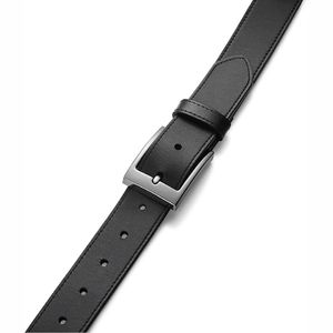 Nuevo 2025 Mejor calidad al por mayor Mejores hombres cinturones de cuero de calidad única superventas hombres cinturones de cuero de vaca - Product Image 3