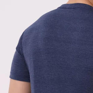 Camiseta de media manga para hombre de calidad superior Slim Fit 100% algodón ropa informal personalizada camiseta de mayoristas - Product Image 5