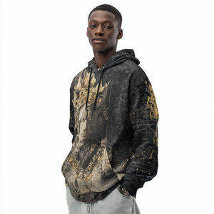 <b>Men</b> Winter Sublimation Hoodies Baggy Jogging Wear Printed Hoodie <b>Men's</b> Drop Shoulder Sublimated Hood Top <b>Mens</b> - Product Image 1