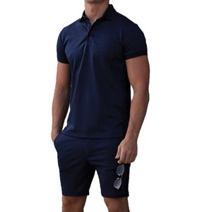 Polos respirants pour hommes nouveau style personnalisés en gros couleur unie fabrication OEM logo personnalisé polo pour hommes - Product Image 1
