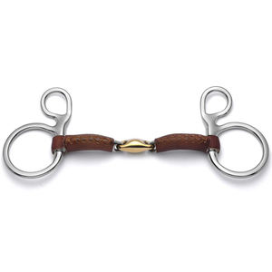 Mors en cuir pour chevaux, outil d'équitation - Product Image 1