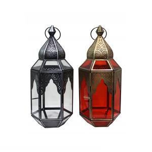 Fancy Marroquí Diseñador Metal Portavelas Estilo clásico Linterna única Última llegada Venta al por mayor Vela Linterna - Product Image 3