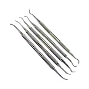 Instrumentos dentales certificados CE, juego de 5 piezas, herramientas de dentista, cera de acero inoxidable y modelado, tallado, laboratorio PK THOMAS Carvers - Product Image 1