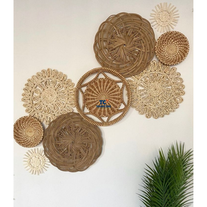 Decoración colgante de pared Venta al por mayor Hot Rattan Vietnam Home Decor Decorativo hecho en Vietnam - Product Image 3