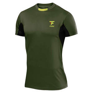 T-shirt technique à col en O pour hommes respirant New Fashion Hot Deal Top Sale Item - Product Image 1