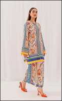 Vente en gros ensemble modeste pour femmes musulmanes imprimé turc hauts et pantalons costume pour femmes islamiques vêtements Pakistan Inde brodé