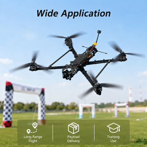 Dron FPV de 10 Pulgadas, Quadcopter con Marco de Fibra de Carbono, Motor sin Escobillas, Capacidad de Carga de 2.5 KG, OEM ODM - Product Image 3