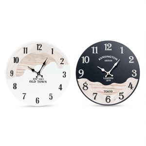 Assorted 33cm Wall <b>Clock</b> 68272 - Product Image 2