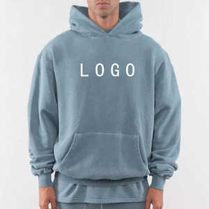 Sudaderas con capucha de talla grande para hombre, sudaderas con capucha de algodón grueso de alta calidad personalizadas, suéter para hombre, Sudadera con capucha pesada de lana de gran tamaño - Product Image 4