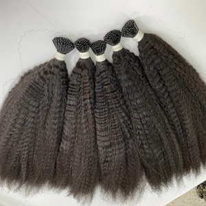 Vente en gros Cheveux bruts droits crépus vietnamiens de Hairvietnam Extension de tissage de cheveux vierges cambodgiens non traités Couleur naturelle - Product Image 5
