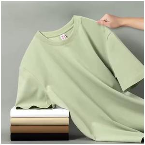 T-shirts en coton de haute qualité pour hommes personnalisé imprimé votre logo méthode d'impression numérique à motif solide disponible approvisionnement en vrac - Product Image 2