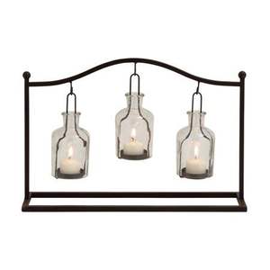 Decorative Metal Lantern for Wedding Christmas & Easter Home Decor-Handmade Eco-Friendly Luxury Metallic Finish <b>Candle</b> Display - Product Image 2