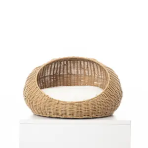 Factory Direct Best Quality Calming Beds round Seagrass Hyacinth Cat and Dog Ped Basket for Storage at a Good Price