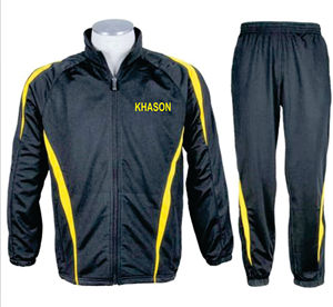 Ensemble de survêtement deux pièces en molleton 340 GSM 100% coton, sweat-shirt et pantalon de jogging unisexe, respirant pour l'hiver - Product Image 6