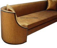 Offre Spéciale : Ensemble de Canapés Modulables de Luxe Moderne pour Salon de Villa, 3 Places, Coussins en Tissu, Cadre en Bois, Rembourrage en Mousse, Stock entrepôt