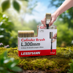 แปรงทรงกระบอก L.300 มม. D.15 มม. 0.30 มม. ขนแปรง PA ความยาว 100 มม. 10 แพ็ค LESSMANN - Product Image 3
