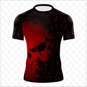 Vente en gros de vêtements de fitness pour hommes protège-éruptions cutanées pour entraînement course à pied compression impression par sublimation personnalisée OEM - Product Image 3