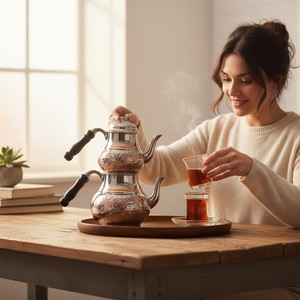 Tetera Artesanal de Diseño Vintage y Moderno con Tapa y Asa, Jarra para Agua, Ideal para Beber y Regalar - Product Image 6