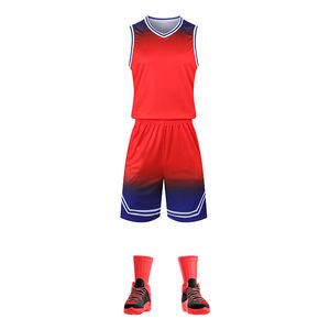 Uniforme de baloncesto transpirable de talla grande para hombre, ropa deportiva sublimada impresa personalizada, precio al por mayor, incluye estilo de conjuntos - Product Image 6