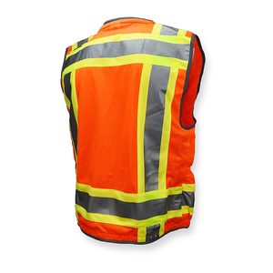 Nouvel arrivage de gilet de sécurité Poches intérieures personnalisées Hot Selling Design Respirant Workwear Customize Outdoor Protective Safety Vest - Product Image 3