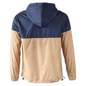 Chaqueta Cortavientos Ligera y Transpirable para Hombre, Talla Grande, con Logotipo Personalizado, Manga Larga, Impermeable, para Correr - Product Image 2