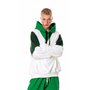 Sweat à capuche oversize pour homme, streetwear, coupe ample, polaire 500 GSM, sweat à capuche ample pour homme, épaules tombantes, sweat à capuche pour homme - Product Image 3