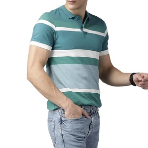 Vente en gros de polos de golf pour hommes en coton polyester, impression personnalisée, broderie de logo, ensemble de polos et shorts de golf - Product Image 1
