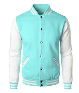 Veste universitaire brodée personnalisée pour homme, manches longues, style universitaire, veste bomber décontractée, vêtement d'extérieur sportif d'hiver, OEM - Product Image 1