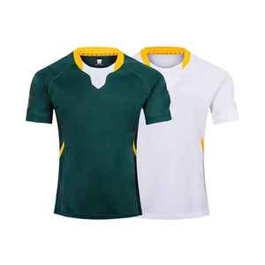 Camiseta de fútbol americano Malla de poliéster transpirable Uniforme de rugby Diseño Camiseta de camisetas de rugby transpirable y de secado rápido - Product Image 1