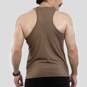 Débardeurs de sport d'été pour hommes, très demandés - Écologiques, séchage rapide, respirants, couleur et taille personnalisables, vêtements de fitness de haute qualité - Product Image 4