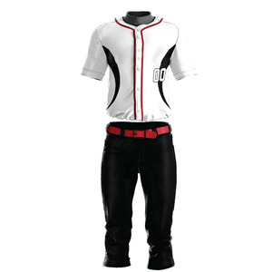 Trending Style Custom College Heat-Transfer Printed Breathable <b>Baseball</b> Uniform <b>Set</b> for Unisex Adults 100% Polyester - Product Image 1