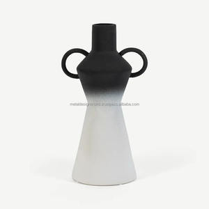 Design moderne Métal Suspendu & Table Sol Vase Blanc Noir Tailles Personnalisées Maison Jardin Salon Mariage Fête De Vacances - Product Image 3