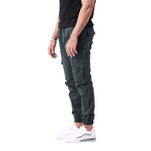 กางเกงคาร์โก้เอวสูงมีสไตล์มาใหม่กางเกงคาร์โก้ดีไซน์ทันสมัยสำหรับผู้ชายกางเกงลำลองใส่สบาย - Product Image 5