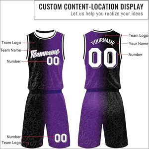 Nuevo Conjunto de Uniforme de Baloncesto Personalizado de Alta Calidad, Talla Grande, Secado Rápido, Transpirable, Impresión por Sublimación, 100% Poliéster, Malla con Cordón Ajustable - Product Image 2