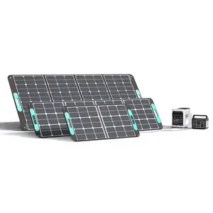 Ein All-in-One-Grid-Solargenerator-Kit für die Sicherung zu Hause, tragbares Vigor pool 1200-W-Kraftwerk mit 200-W-Solarpanel