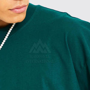 เสื้อยืดโอเวอร์ไซส์สำหรับผู้ชายทรงหลวมพิมพ์ลาย100% โลโก้ตามสั่งสำหรับฤดูร้อน - Product Image 3