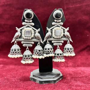 Pendientes de Plata Oxidada para Mujer, Joyería Étnica Bohemia, Regalo para Ella - Product Image 2