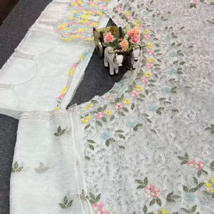 Designer Party Wear Lehenga Choli Avec Paillettes Broderie Travail Lehenga - Product Image 1