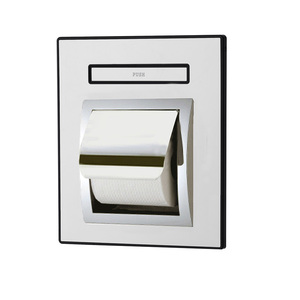[KAISERAUM] Porte-papier hygiénique encastré GP-014TC résistant à la rouille Matériau durable Design moderne Facile à installer Porte-papier - Product Image 1