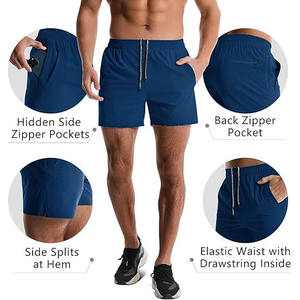 Pantalones de chándal para hombre con logotipo personalizado de alta calidad, pantalones de chándal con cordón, pantalones cortos deportivos informales para correr a la moda para hombre - Product Image 5