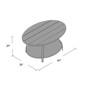 Table basse moderne et écologique pour salon et chambre à coucher, design simple, meubles en métal et en bois pour la maison - Product Image 5