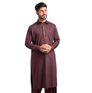 Vêtements pakistanais 2026, shalwar kameez de haute qualité pour hommes, tenue traditionnelle musulmane islamique, shalwar kameez respirant pour hommes - Product Image 3